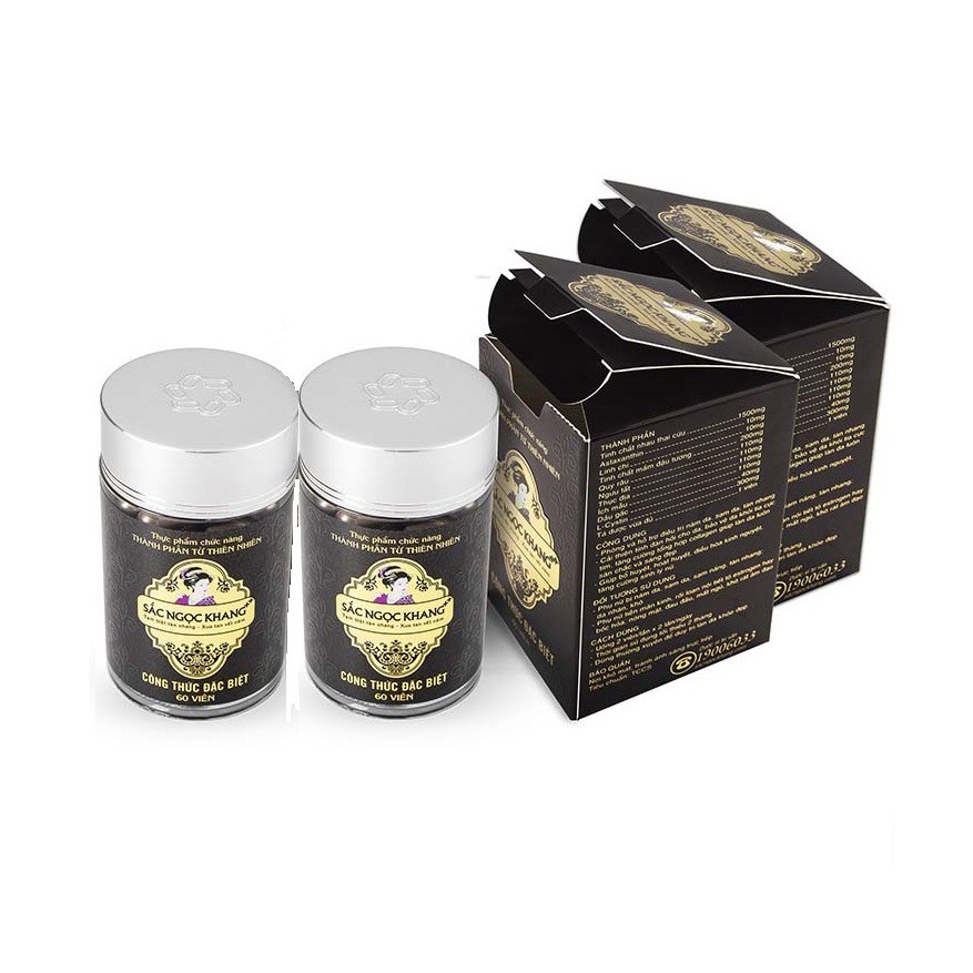 Combo 2 Viên Uống Sắc Ngọc Khang ++ Hộp 60 viên | BigBuy360 - bigbuy360.vn