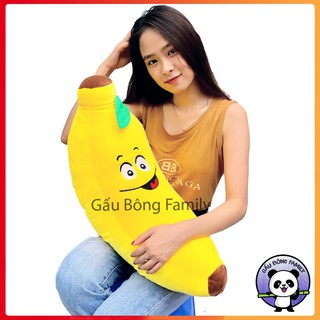 [Mã TOYFSS7 hoàn 20K xu đơn 50K] Gấu Bông Gối ôm Chuối bông 80cm và 20cm loại 1