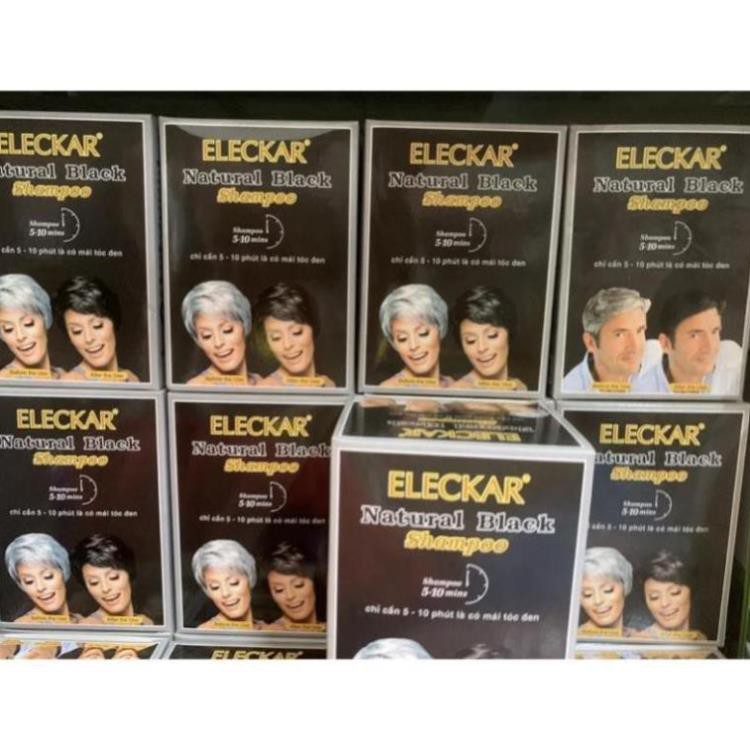 Gội Đen Eleckar (Hộp 10 Bịch Nhỏ)