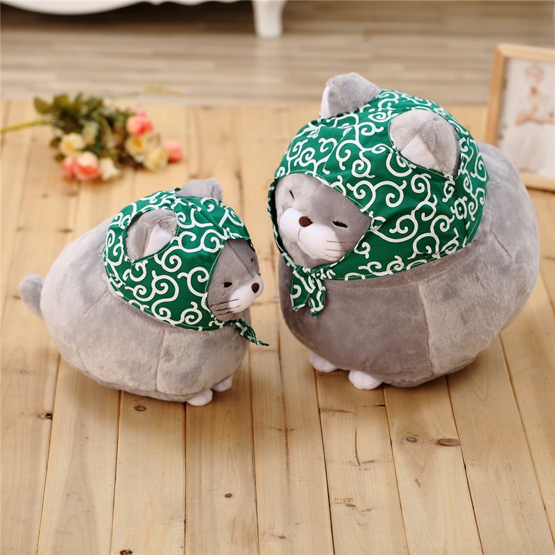 Gấu Bông Mèo Cao Cấp Dễ Thương Nhồi Bông Cute Hình Mèo Amuse Size 30 - 40