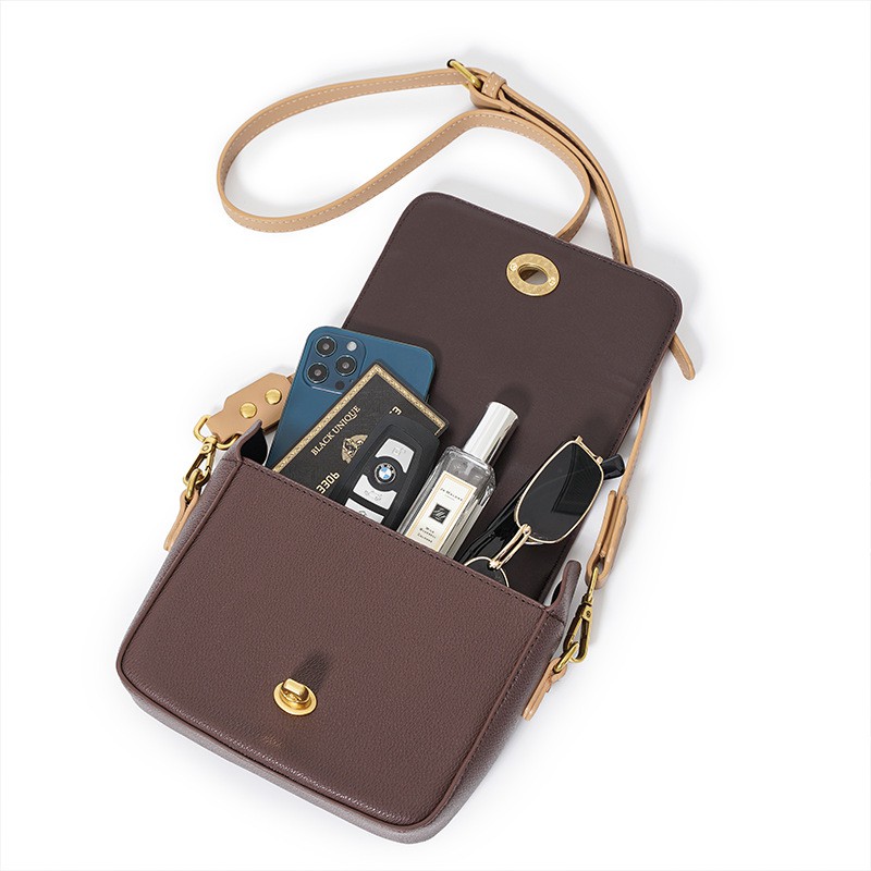 Túi da nam mobile phone small bag