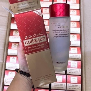 Nước Hoa Hồng Collagen 3w Clinic Regeneration Softener 150ml