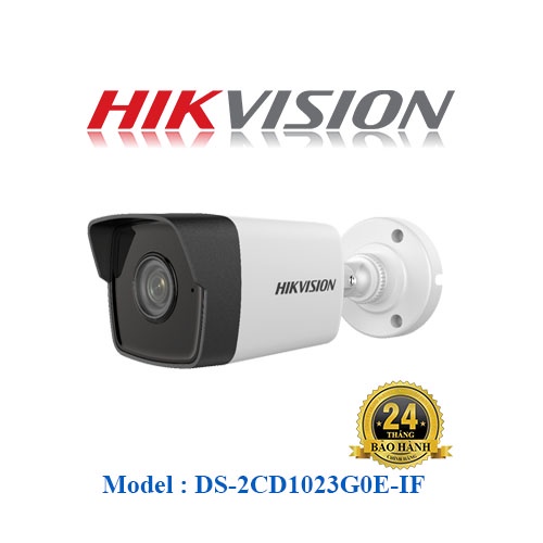 CAMERA IP HỒNG NGOẠI HIKVISION DS-2CD1023G0E-IF chuẩn H265 độ phân giải 2.0 MEGAPIXEL - hổ trợ thẻ nhớ lên 256G và POE