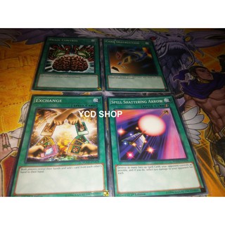 Thẻ bài yugioh chính hãng  set 4 lá ma pháp 07  -Common