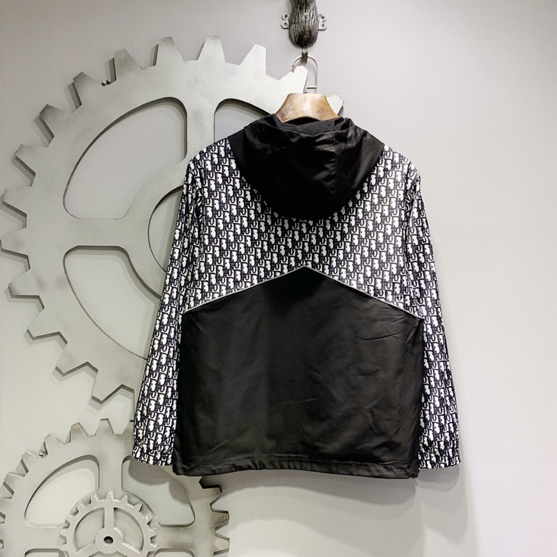 Áo khoác gió thời trang cho nam thương hiệu Dior CD cao cấp hoạ tiết chữ