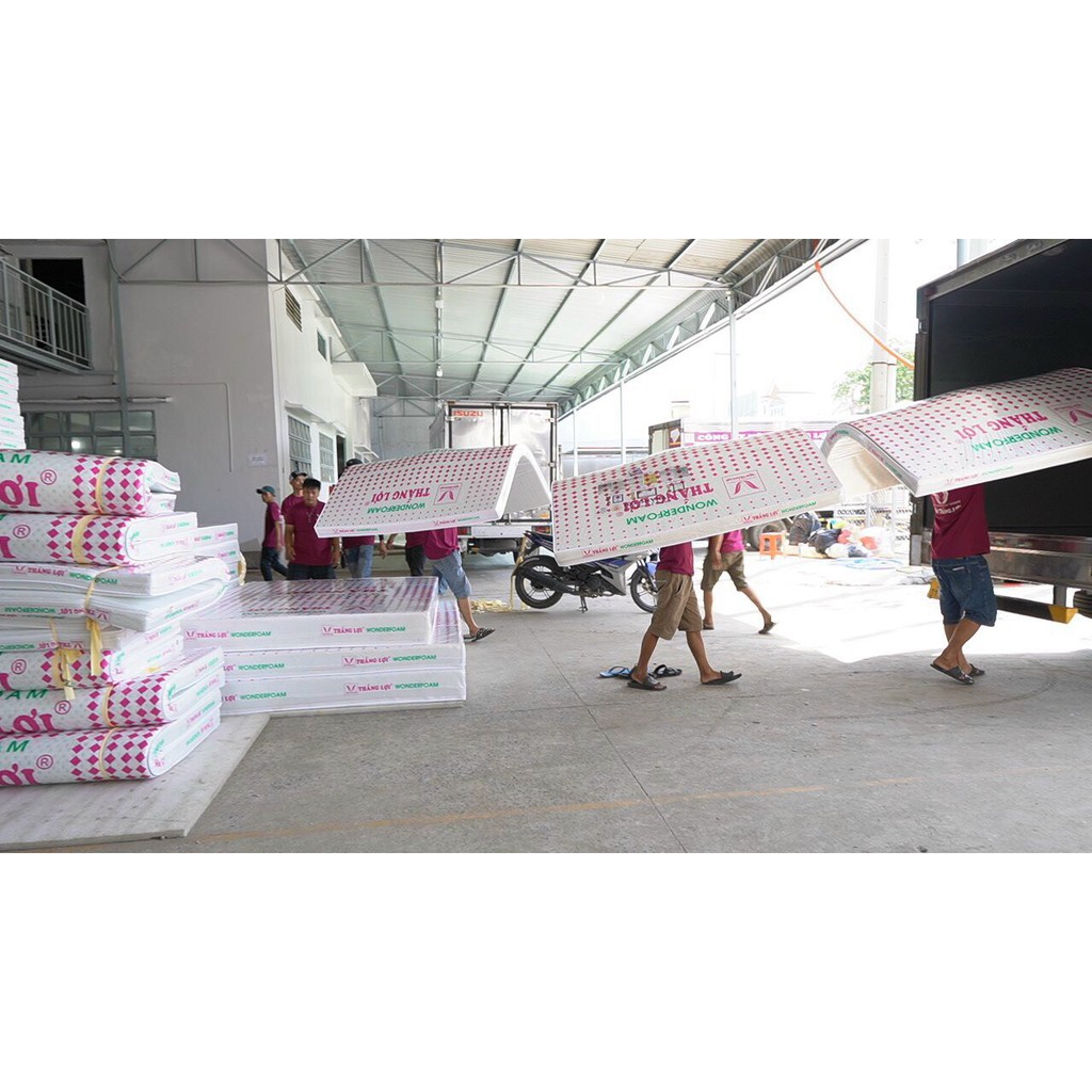 Nệm cao su Wonder Foam Thắng Lợi chính hãng, BH 15 năm, free ship