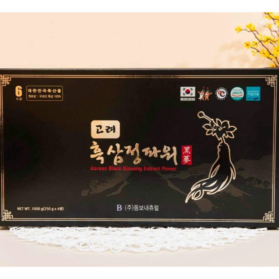 Cao Hắc Sâm Nội Địa Hàn Quốc Hộp 250g x 4 Lọ