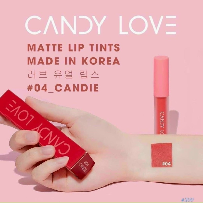 Son kem lì CANDY LOVE mềm mịn lâu trôi 3,5g