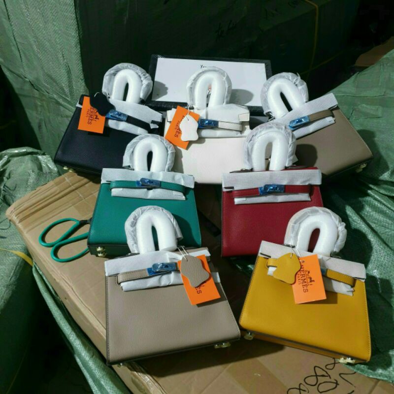 Túi H Kel.ly size 25 tag bạc kèm ổ khoá | BigBuy360 - bigbuy360.vn