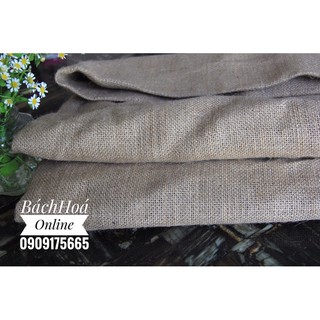 Vải bố (đay) làm đồ handmade, phông chụp ảnh, gói quà, gói cây