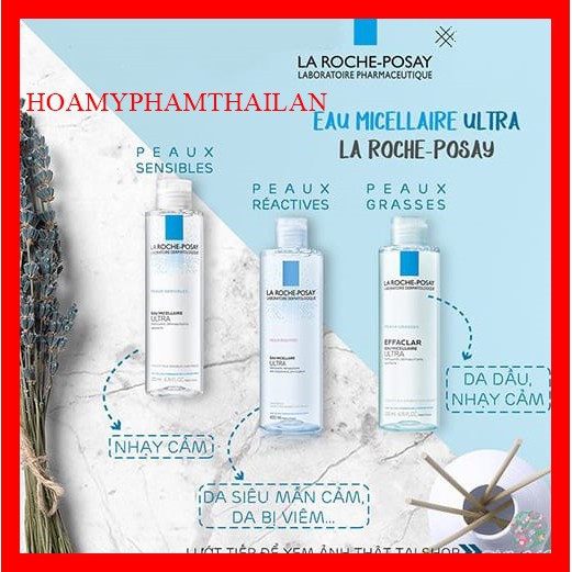 [Hàng giá gốc] Tẩy trang Laroche Posay Effaclar Eau Micellaire 400ml