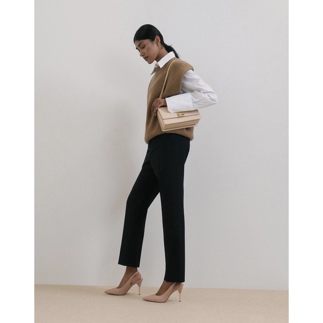 CNK TÚI XÁCH KHÓA GẬP KÈM TÚI HÃNG CÓ ẢNH THẬT BAO CHẤT DA ĐẸP SALE 07/07