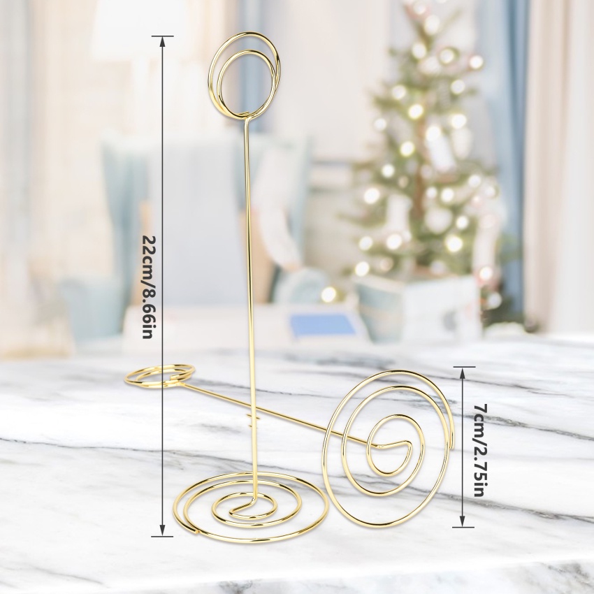 Set 10 Giá Đỡ Thẻ Ghi Số Kích Thước 8.75 inch Để Bàn Trang Trí Tiệc Cưới / Nhà Hàng / Lễ Tốt Nghiệp