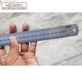 600mm thước thép thẳng d0019-600 c-mart