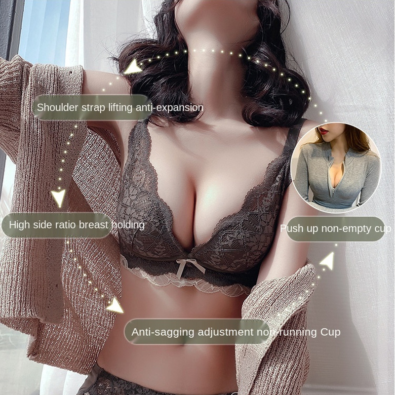 Áo Lót Nâng Ngực Nữ Họa Tiết Ren Mới