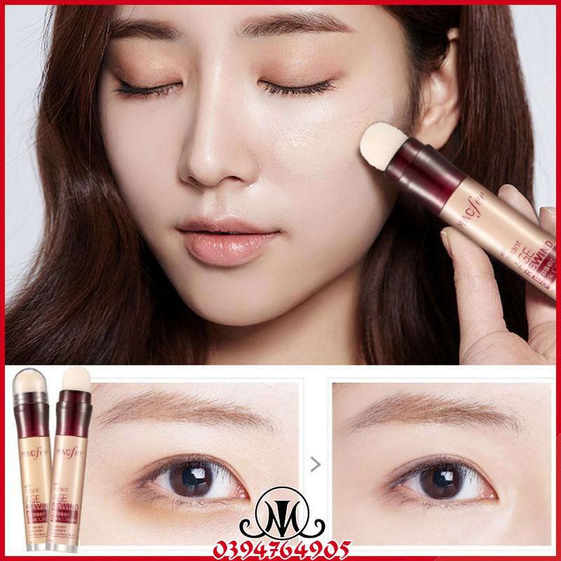 Bút Cushion che khuyết điểm giảm quầng thâm Instant Age Rewind Macfee MO23