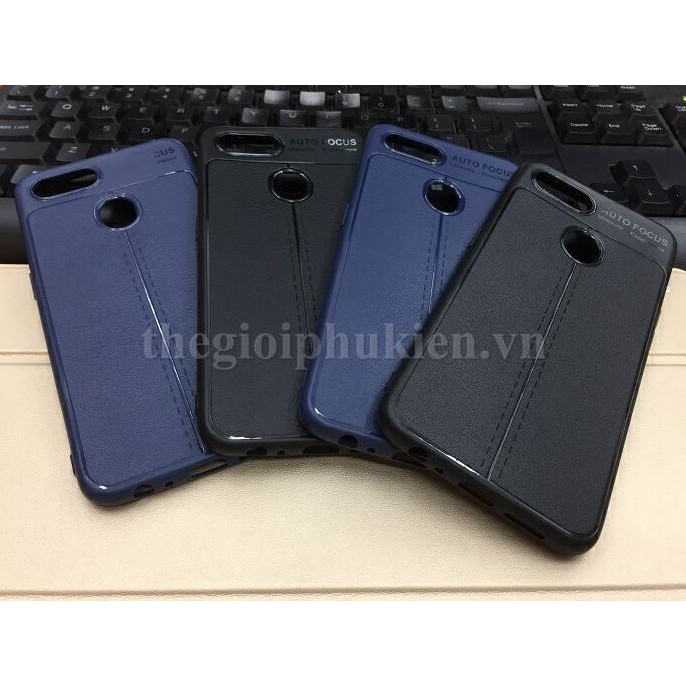 Ốp lưng dẻo giả da Auto Focus Oppo F9
