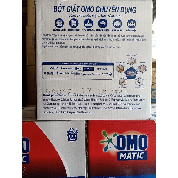 BỘT GIẶT OMO MATIC CHUYÊN DỤNG -9kg