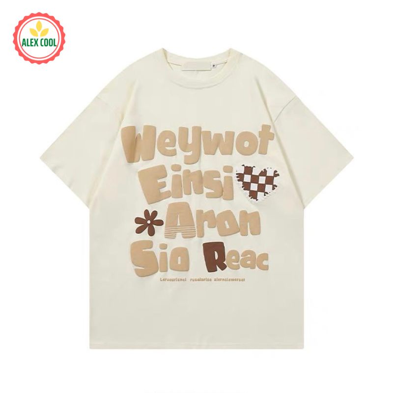 Áo thun nam nữ áo phông nam tay lỡ cổ tròn chất cotton co giãn 4 chiều hình SP-19 ALEX COOL