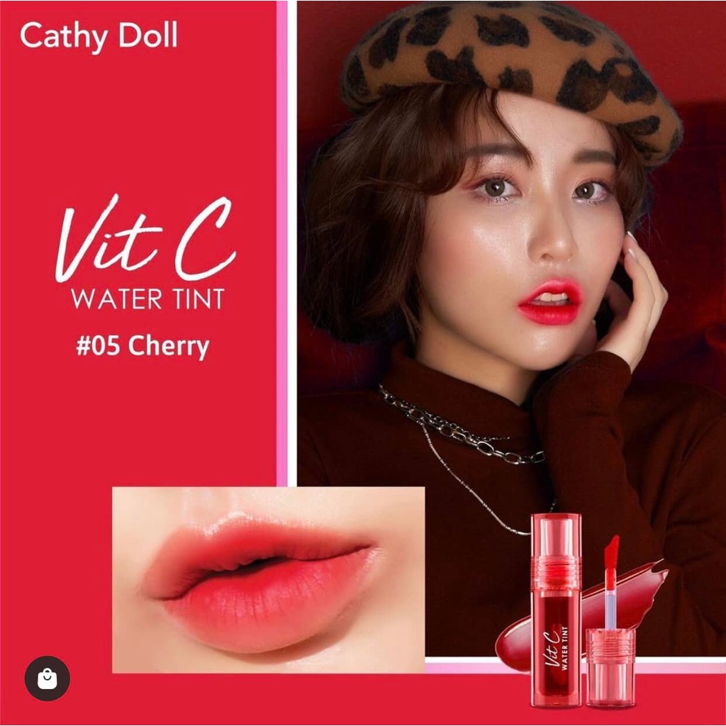 Son Tint Siêu Lì CATHY DOLL VIT C WATER TINT 2.7G