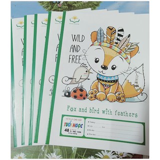 Combo 10 quyển vở ô ly 48 trang Hải Tiến -viết là đẹp