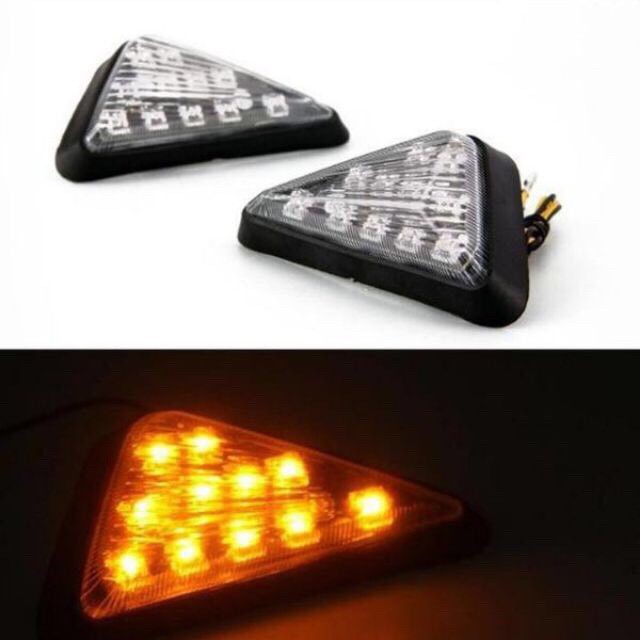 Xi Nhan Tam Giác 9 tim led Gắn Được Trên Nhiều Dòng Xe Máy exciter, WInner X, R15, Cbr và nhiều dòng khác!