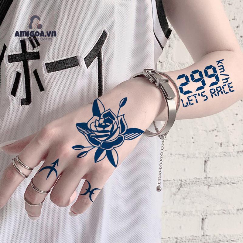 Hình Xăm Dán Bán Vĩnh Viễn Chống Nước Chống Thấm Mồ Hôi