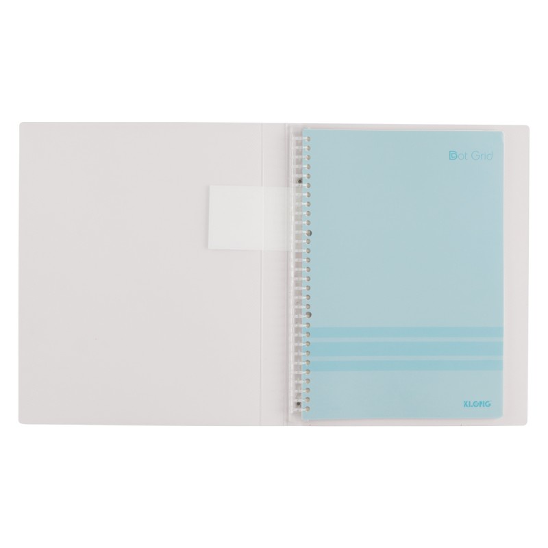 Sổ Binder File Dot Grid nhựa kẹp còng khổ A4 - 40 tờ KLONG MS: 555