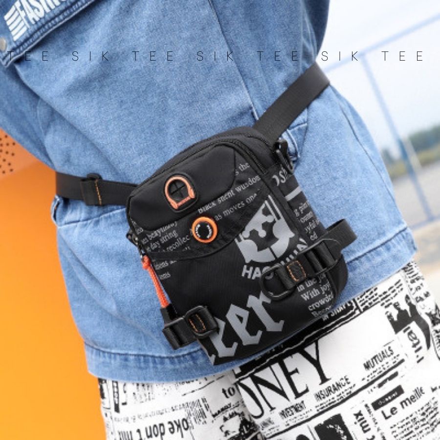 Túi đeo chéo mini TEE SIK túi đeo chéo nhỏ gọn thời trang unisex chống nước đeo ngang hông đeo vai TS01