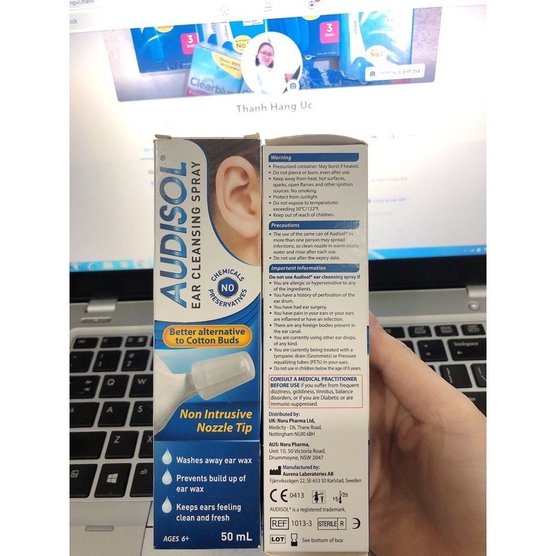 Xịt tan ráy tai Audisol