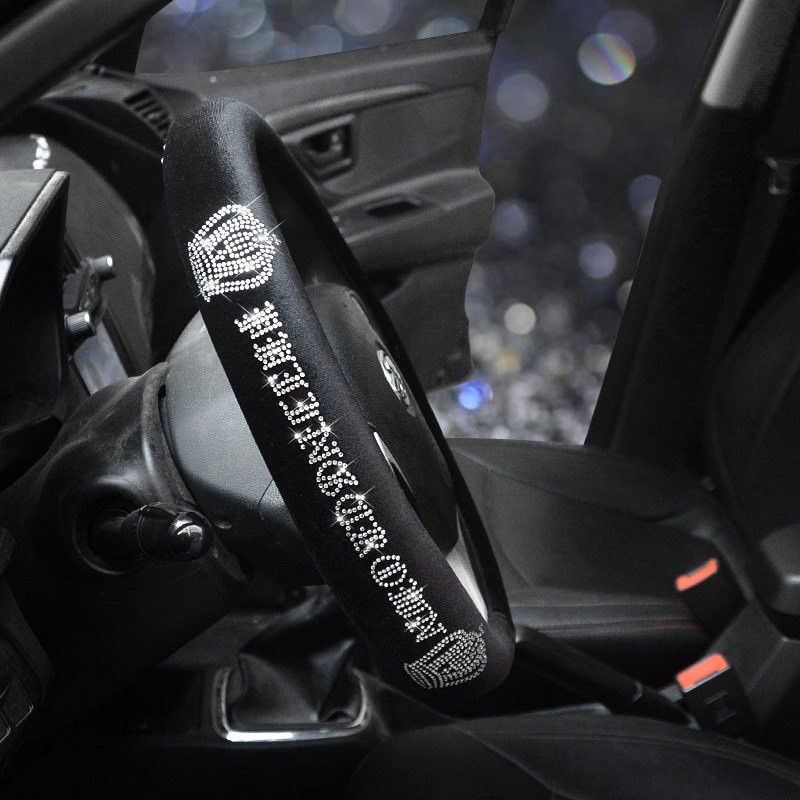 Bọc vô lăng ô tô Da cao cấp Hoa Trà , Vương Miện , Thiên Nga - Bọc vô lăng xe hơi cao cấp