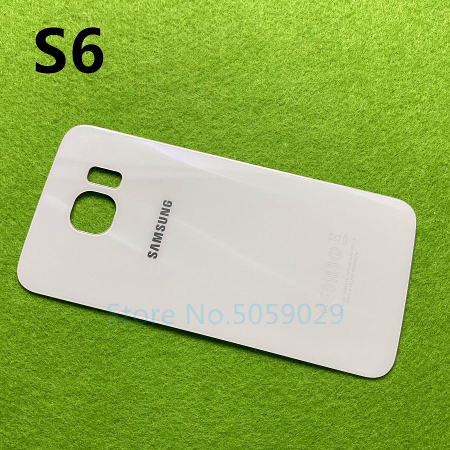 Ốp lưng kính mặt kính phía sau che pin cho Samsung Galaxy S6 Edge S6 S6+ S6 Edge Plus G925 G925F G920 G920F G928 G928F