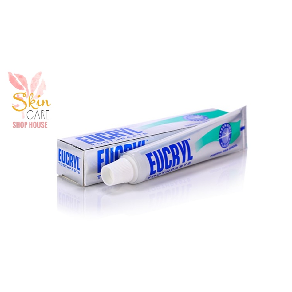 Kem Đánh Răng EUCRYL Làm Trắng Răng Hương Bạc Hà 50g Tooth Paste Freshmint