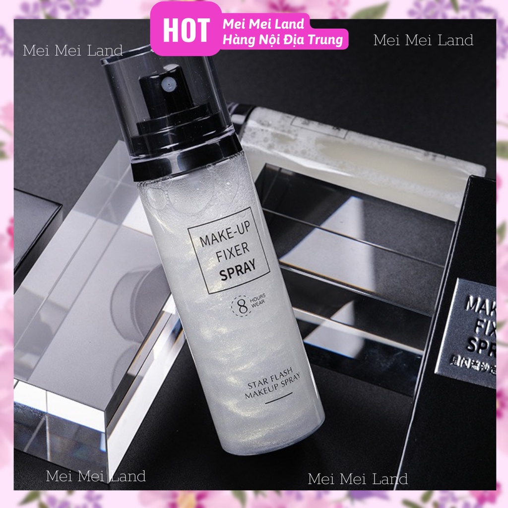 Xịt Khoáng MAKEUP FIXER SPRAY Khóa Lớp Nền Trang Điểm Kiềm Dầu