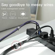 Cuộn dây dính đa năng dài 3M Baseus có thể bó gọn  giúp cáp sạc và đường dây điện trong gia đình bạn trở nên gọn gàng