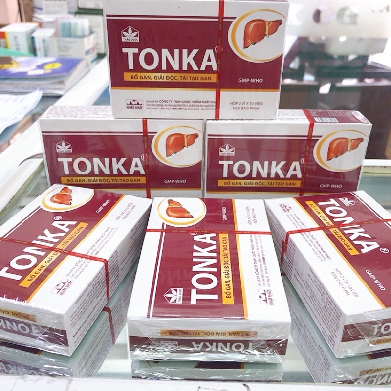 ✅TONKA NHẤT NHẤT TIÊU ĐỘC BỔ GAN (Hộp 20 viên)