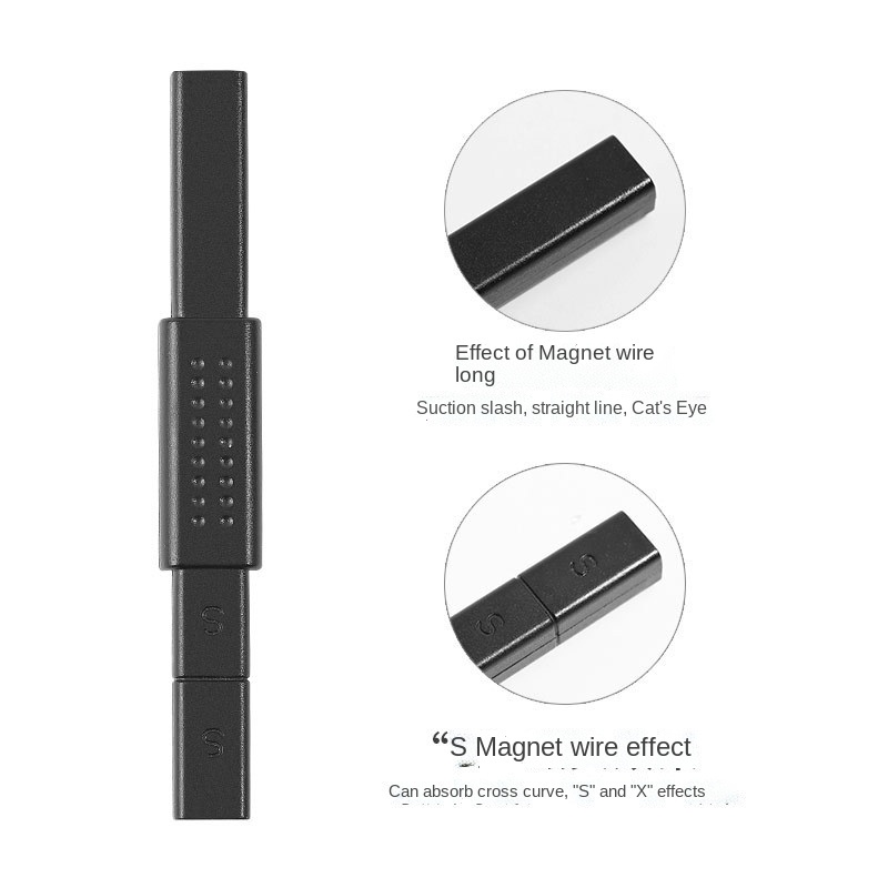 Nam châm mắt mèo hai đầu dày đặc biệt 3D nam châm keo dán mắt mèo ma thuật mạnh mẽ Dụng cụ làm móng