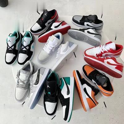 Giày Thể Thao ️❤️ ️FREESHIP ️❤️ ️giày Sneaker Jor-dan CỔ THẤP ĐỦ Màu Cho Nam Nữ CHUẨN DA NHĂN