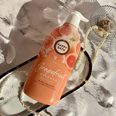 Sữa Tắm Nước Hoa Happy Bath Cam Bưởi Sáng Mịn Da Grapefruit Body Wash 900gr