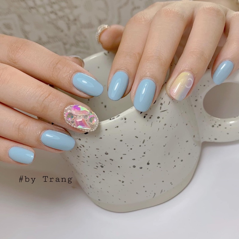 Dây bi dẹt đính móng tay - phụ kiện nail