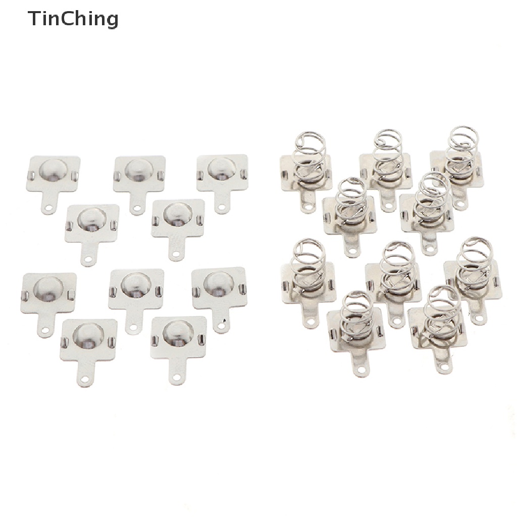 10 Cặp lò xo kim loại thay thế cho pin AA/ AAA