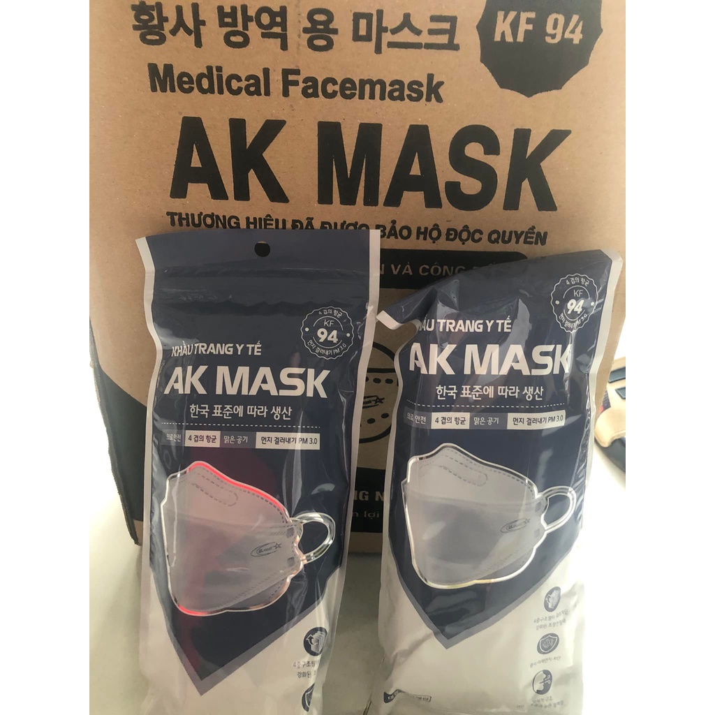 Set 10 Chiếc Khẩu trang 4 Lớp KF94 ôm sát mặt chống bụi mịn