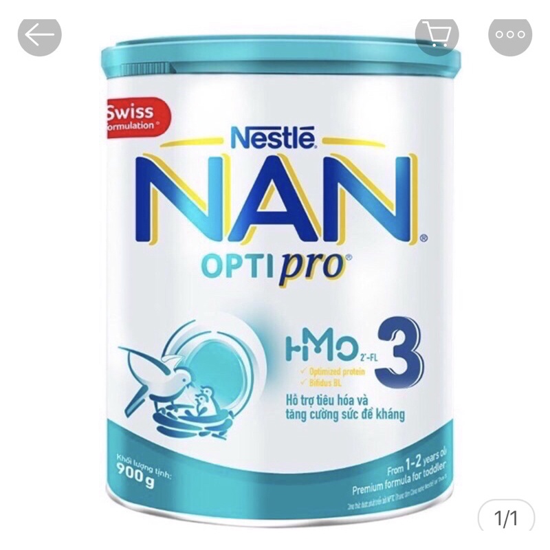 Sữa Nan Optipro 3 (900g) - HMO mẫu mới