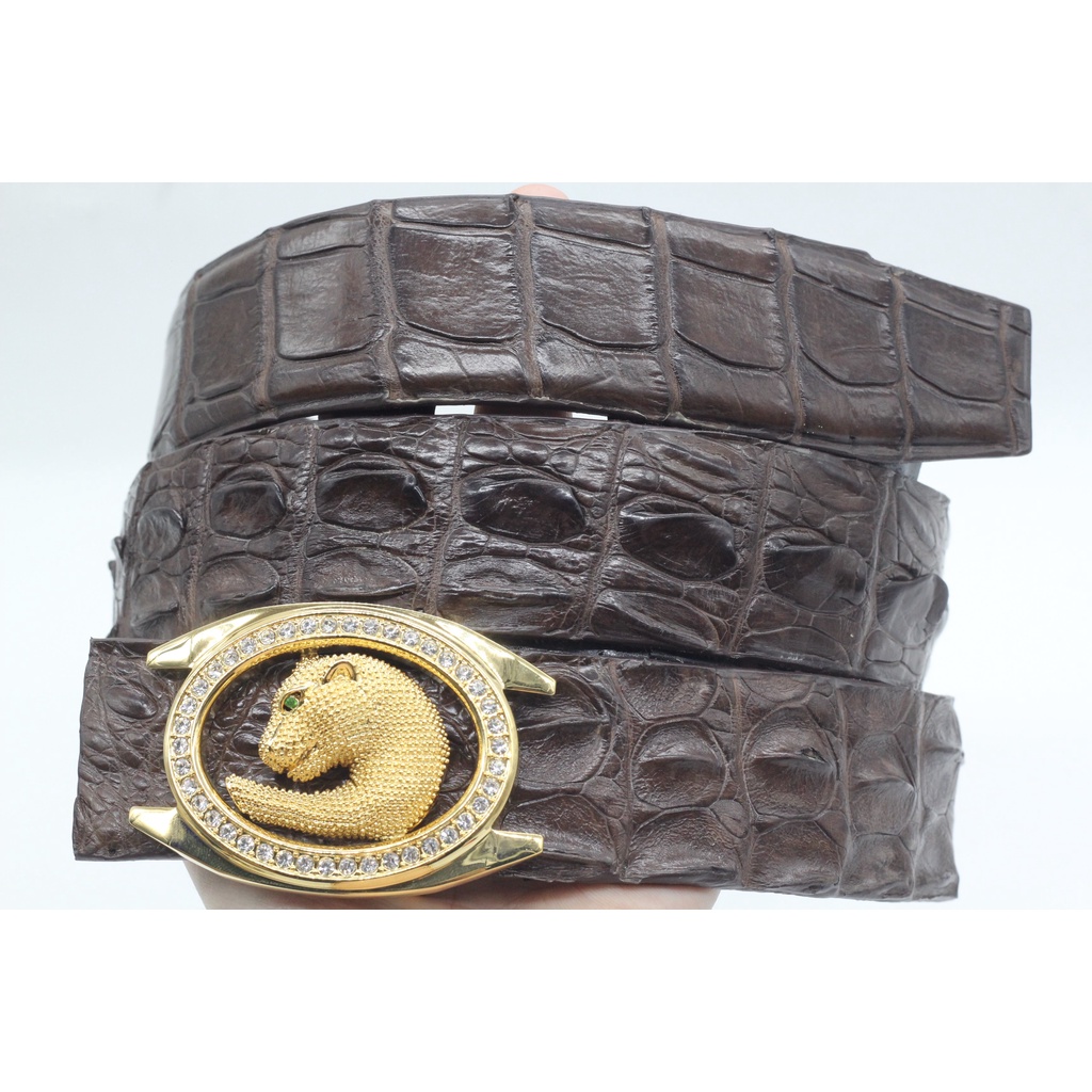 Bản Liền Không Nối, Dây Nịt Nam, Dây Thắt Lưng Gai Da Cá Sấu Bản 3.8cm Sản Phẩm Kèm Mặt Khóa Cao Cấp Bảo Hành 12 Tháng