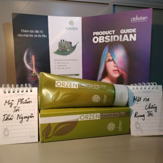 MẶT NẠ CHỐNG RỤNG TÓC OrZen obsidian Hàn Quốc (ORZEN ORGAHEALING DEEP MASK)