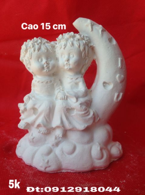 Tượng tô màu cao:15 cm giá5000