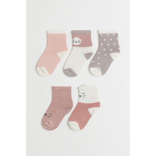 Set 5 đôi tất cho bé HM auth