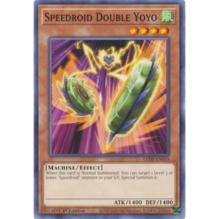 Thẻ bài Yugioh - TCG - Speedroid Double Yoyo / LED8-EN010'