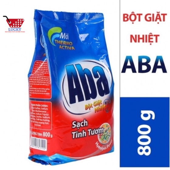 Túi bột giặt Aba 800g-Nhiệt sạch tinh tơm