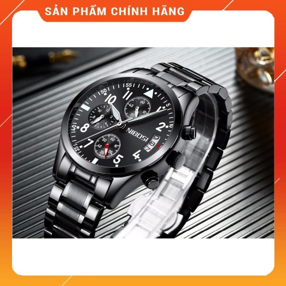 ĐỒNG HỒ NAM SANG TRỌNG NIBOSI 2303 | Đẳng Cấp Doanh Nhân | DH0093 hktwish